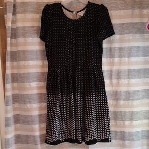 ROE Black and White Patterned Dress